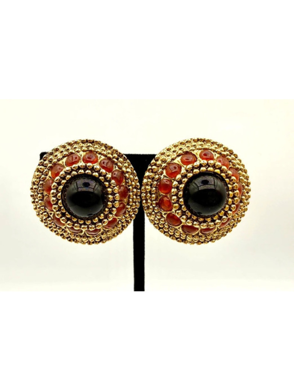 Vintage Gem-Craft CRAFT Clip On Earrings